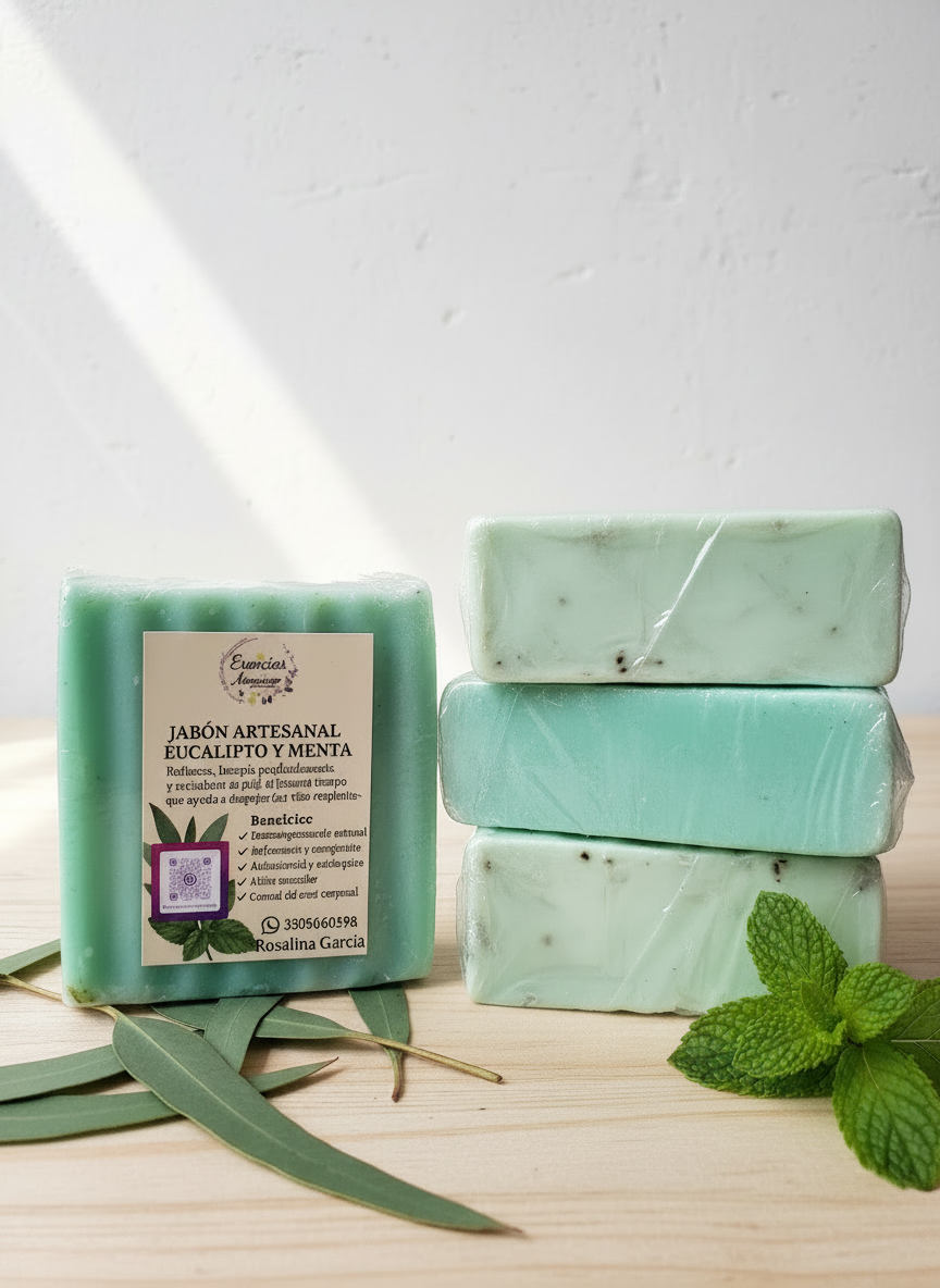 Invigorating Handmade Soap: Eucalyptus and Peppermint
